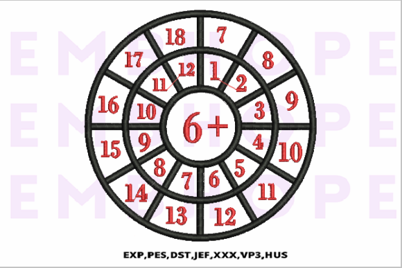 Addition Wheel 6 Embroidery Review