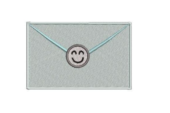 Envelope with Happy Post Seal Embroidery Review