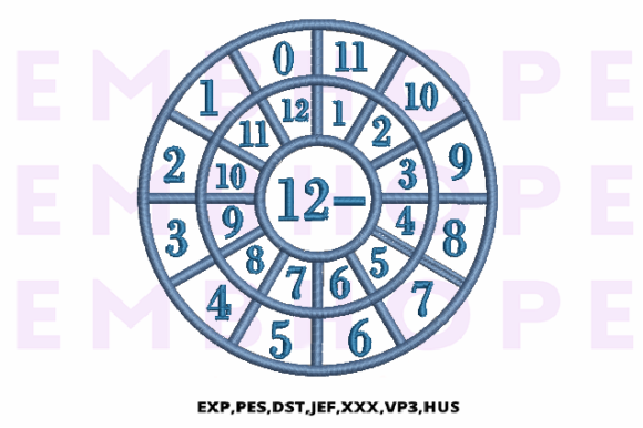 Minus Wheel 12 - Embroidery Design Review