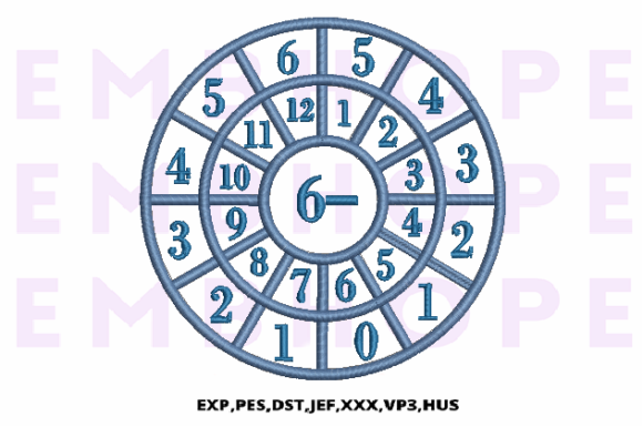 Minus Wheel 6 - Embroidery Design Review