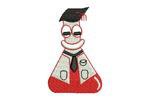 Science Test Tube Doctor Embroidery Review