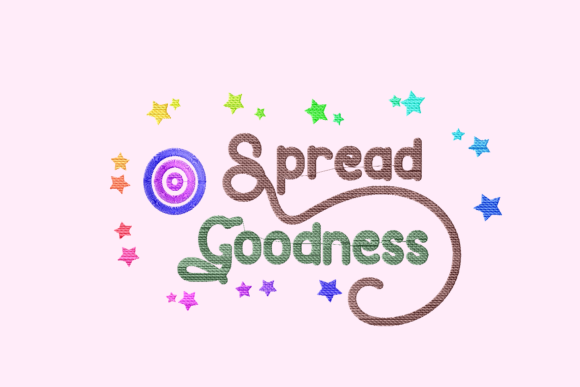 Spread Goodness Embroidery Design Review
