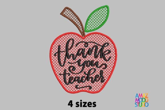 Thank You Teacher Embroidery Review
